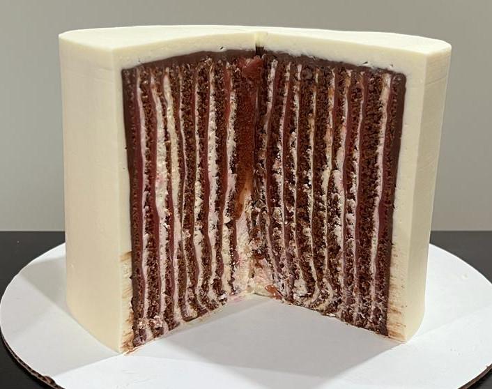 Raspberry Honey Cake